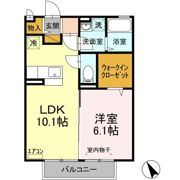 サニーウエル Bの間取り画像