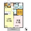 サニーウエル Bの間取り画像