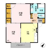 オリゾン Aの間取り画像