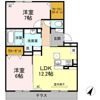 Dーroom上地 B棟の間取り画像