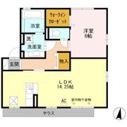 クレセント・ルナピエナ クレセントの間取り画像