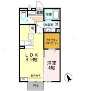 クレスト玉手の間取り画像