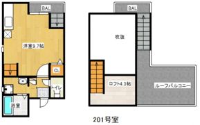 Maisonetic SELECTⅡの間取り画像