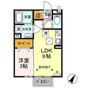 ヴィラ フォレスタ Bの間取り画像