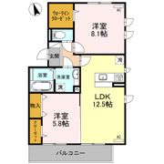グランプリスの間取り画像