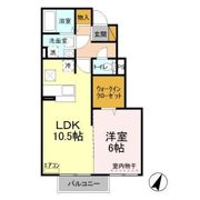 ベルウィル Aの間取り画像
