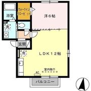 ファミール森西 Aの間取り画像