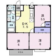 ハイツウイステリア（A）の間取り画像