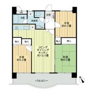 ライオンズマンション久留米プラザの間取り画像