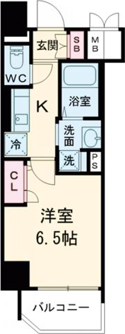 プレサンス三宮フラワーロードの間取り画像
