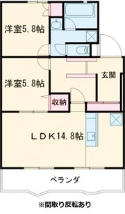 シャトー清城の間取り画像