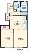 シーダーヒルズⅡの間取り画像