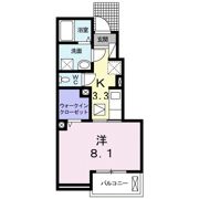 ドゥース レシ Bの間取り画像