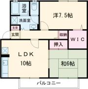 河原ハイツの間取り画像