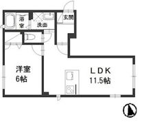 セレッソ浜町Cの間取り画像