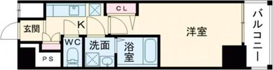 レジデンス神戸bivioの間取り画像