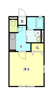 クレール塚本の間取り画像