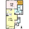 グラード高田 Cの間取り画像