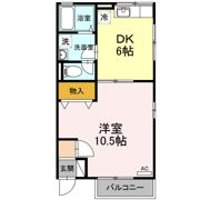 ドエルカルミア Bの間取り画像