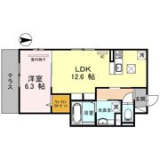 アデウ ドゥーエの間取り画像