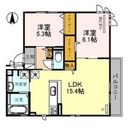 アンジュールの間取り画像
