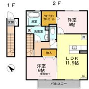 D-roomみやこBALの間取り画像