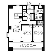 リバーサイド天神の間取り画像