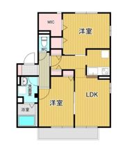 EspoirⅡの間取り画像