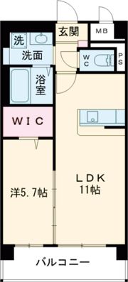 サンスクエアⅡの間取り画像