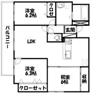 ライフ第5マンション大平台の間取り画像