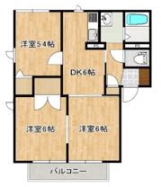 ラグラシューズCの間取り画像
