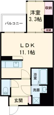 ショーンズ元町の間取り画像