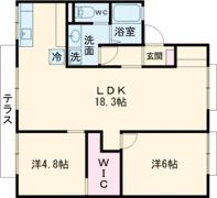 セジュール東田の間取り画像