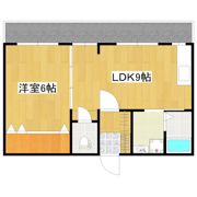唐湊ハイツの間取り画像
