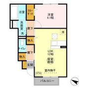 グラマードマレⅢ Eの間取り画像