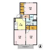 ドリームシティ Cの間取り画像