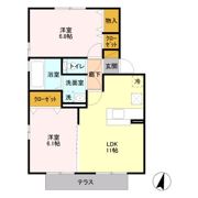 カーサ ドマーニの間取り画像