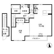 グランモア みなみ Cの間取り画像