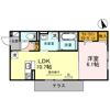 ラフィーネ八尾東の間取り画像