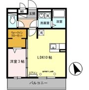 セジュール白浜 A棟の間取り画像