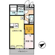セジュール東阿保 A棟の間取り画像