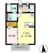 ルヴニールの間取り画像