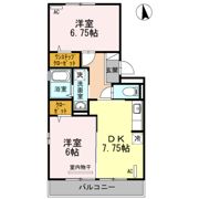エクレール美濃屋 Cの間取り画像