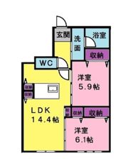 エスペランサⅡの間取り画像