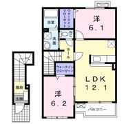 プラシードBの間取り画像