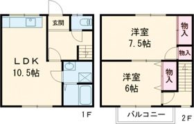 コーポ末広3号棟の間取り画像