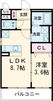 カーサ セレーナの間取り画像