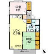 プチホワイト辻 E棟の間取り画像