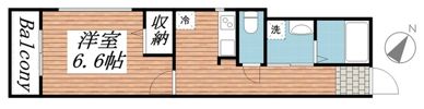 フラット南流山の間取り画像