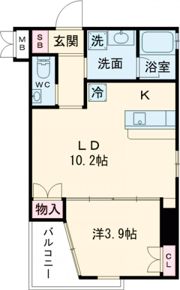 STELLA LUCE北野坂の間取り画像